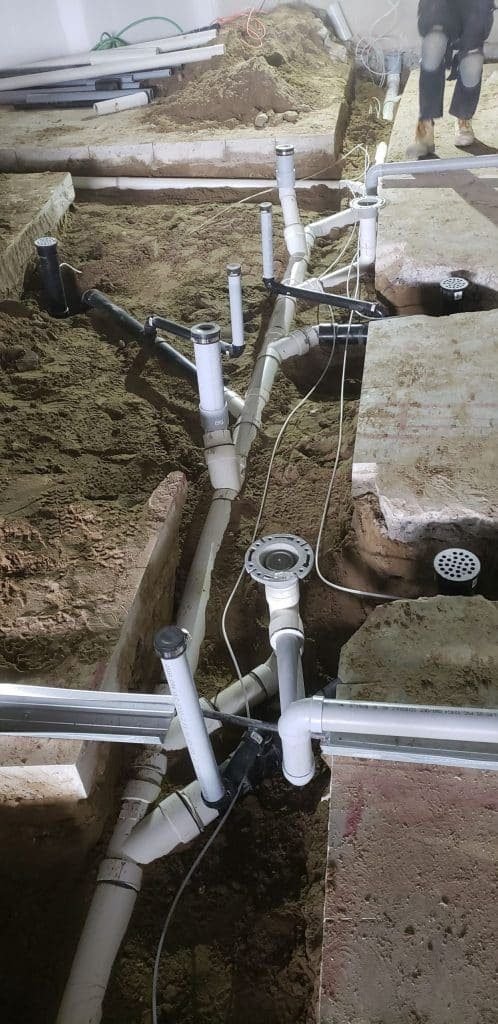 Underground Drain Line Installation