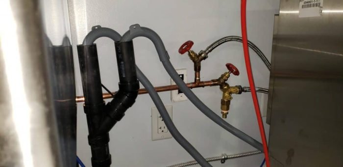 Laundry Supply Valves & Drain Hook-Up